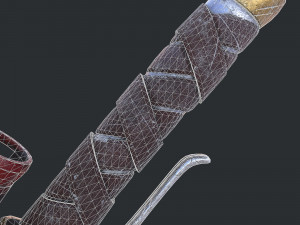 fantasy sword 20 3D Model