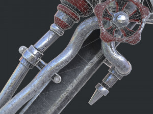 fantasy sword 20 3D Model