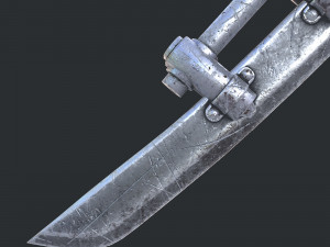 fantasy sword 20 3D Model
