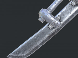fantasy sword 20 3D Model