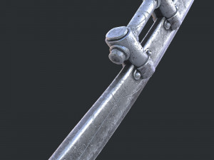 fantasy sword 20 3D Model