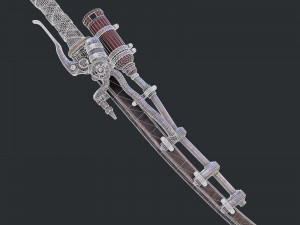 fantasy sword 20 3D Model