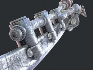 fantasy sword 20 3D Model