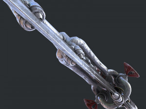 fantasy sword 20 3D Model