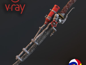 fantasy sword 20 3D Model