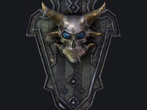 fantasy shield 3 Modèle 3D