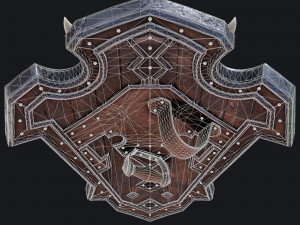 fantasy shield 3 3D Model