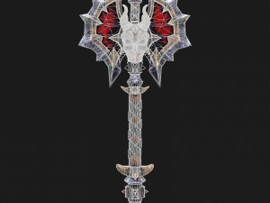 fantasy axe 2 Modèle 3D