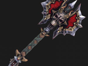 fantasy axe 2 Modèle 3D