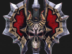 fantasy axe 2 Modèle 3D
