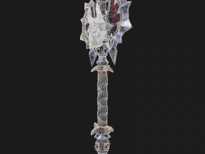fantasy axe 2 Modèle 3D