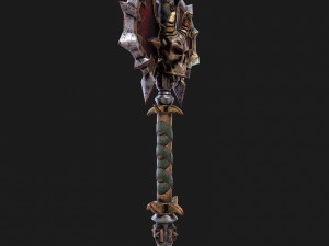 fantasy axe 2 Modèle 3D
