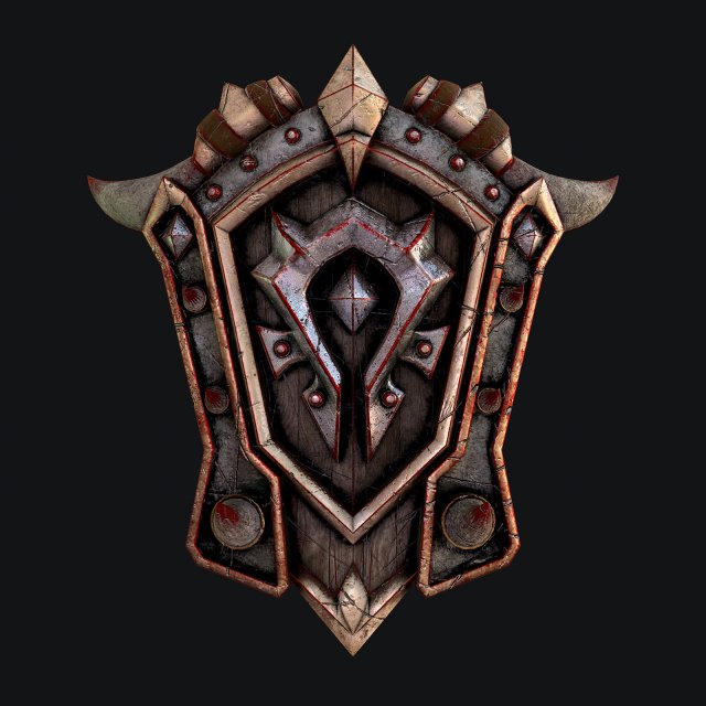 fantasy shield 5 3D मॉडल .c4d .max .obj .3ds .fbx .stl .blend 