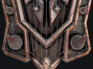 fantasy shield 5 3D मॉडल