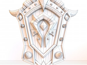 fantasy shield 5 3D मॉडल