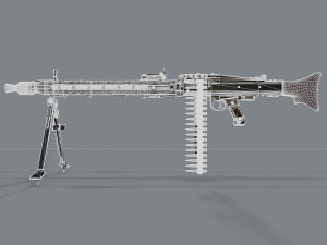 mg-42 Modelo 3D