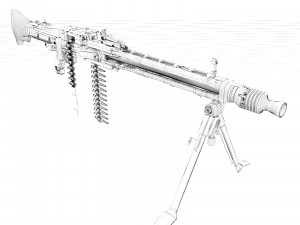 mg-42 Modelo 3D