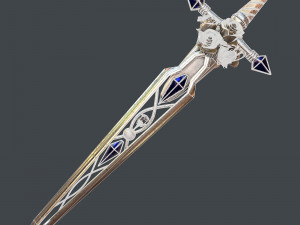 fantasy sword 21 3D 模型