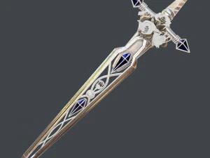 fantasy sword 21 3D Model