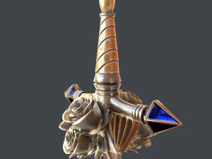 fantasy sword 21 3D Model