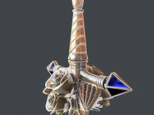 fantasy sword 21 3D Model