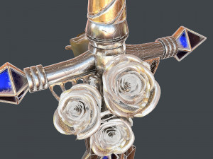 fantasy sword 21 3D 模型