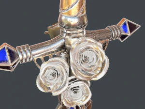 fantasy sword 21 3D Model