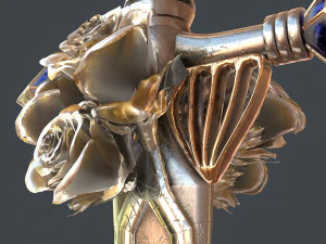 fantasy sword 21 3D Model