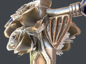 fantasy sword 21 3D Model