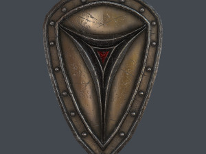 fantasy shield 6 Modèle 3D