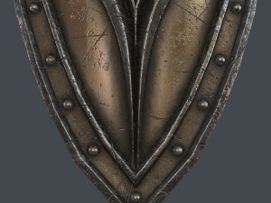 fantasy shield 6 3D Model