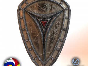 fantasy shield 6 3D Model