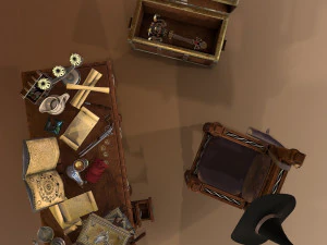 tavola medievale Modello 3D