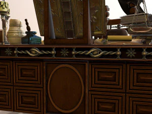 tavola medievale Modello 3D