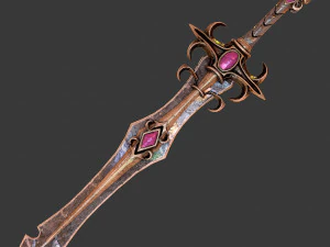 espada de fantasia 22 Modelo 3D