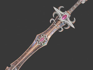 fantasy sword 22 3D Model