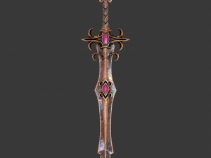 fantasy sword 22 Model 3D