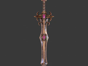 fantasy sword 22 3D Model