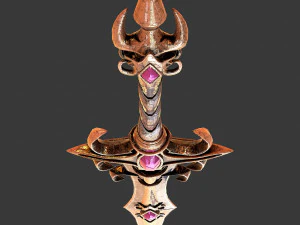 fantasy sword 22 3D Model