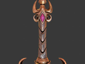 fantasy sword 22 3D Model