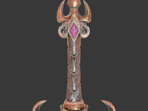 fantasy sword 22 Model 3D