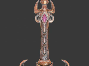 fantasy sword 22 3D Model
