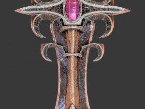 fantasy sword 22 Model 3D