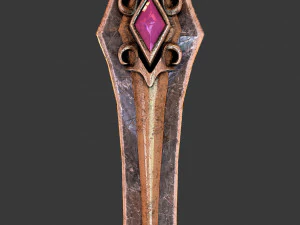 fantasy sword 22 3D Model