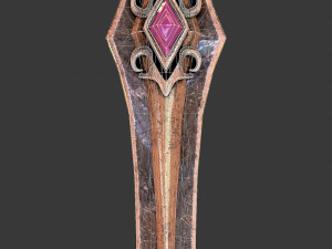 fantasy sword 22 Model 3D