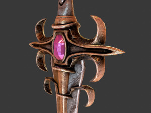 fantasy sword 22 Model 3D