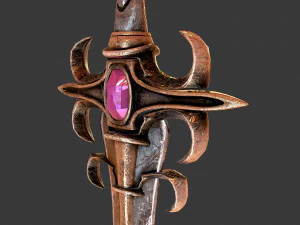 fantasy sword 22 3D Model