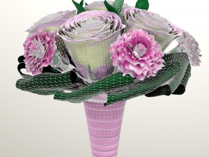 bouquet of brides Modelo 3D