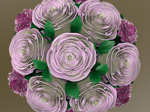 bouquet of brides Modelo 3D