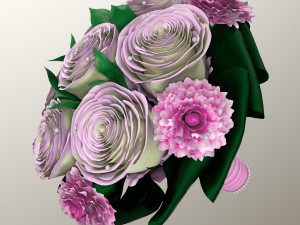 bouquet of brides Modelo 3D